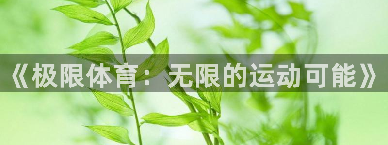 oety欧亿体育官网下载平台注册流程视频:《极限体育:无限的